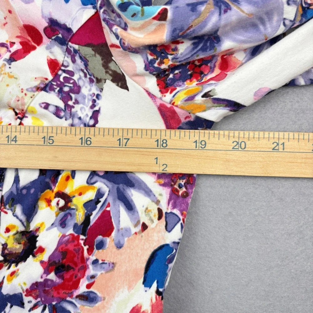 Coldwater Creek Jacket Womens 10 Floral Button Front Art to Wear Boho
